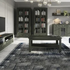 Mobile porta TV 158x49h cm 3 cassetti verde Provenza