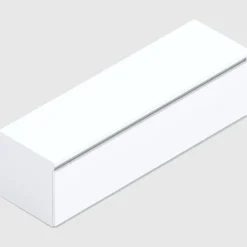 Mobile porta TV 138x40h cm con cassettone bianco lucido Sunset
