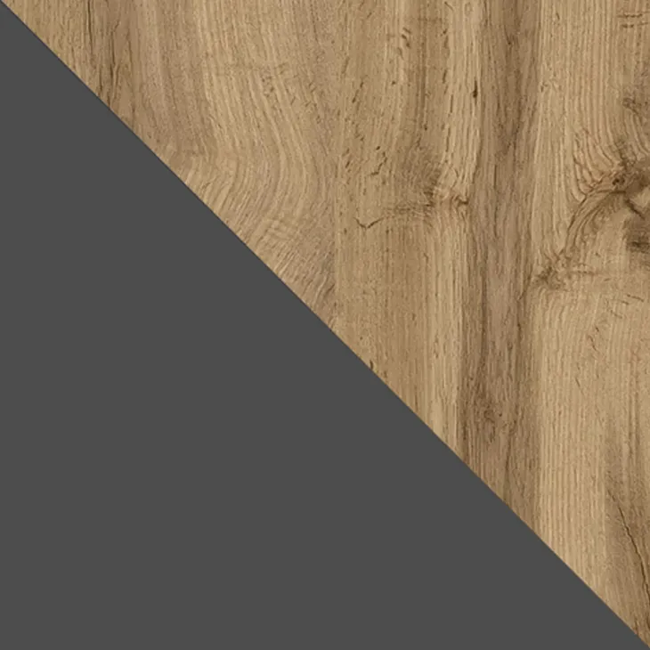 Mobile porta TV 200x47h cm design moderno rovere antracite Modesta
