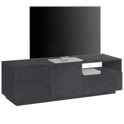 Mobile porta TV 150x46h cm moderno ossido Candia Gihome®