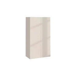 Mobile scarpiera multiuso ingresso 63x114h cm 2 ante beige cashmere top rovere scuro Mercor