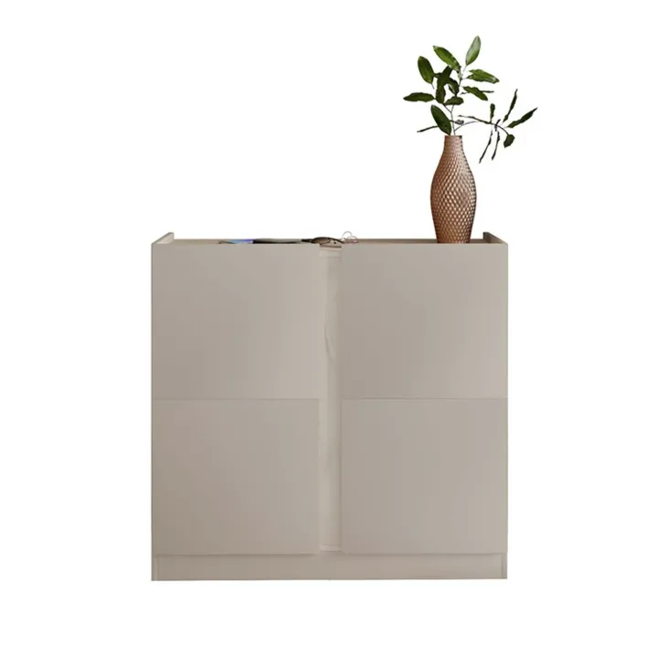 Mobile scarpiera 95x91h cm 2 ante beige cashmere e olmo Melissa