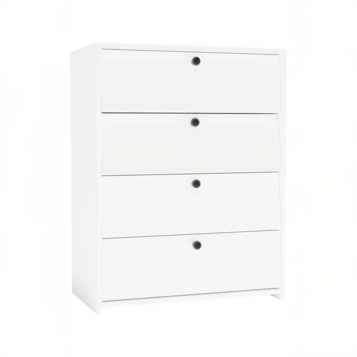 Mobile scarpiera 66x36h cm 4 ribaltine bianco Leaf