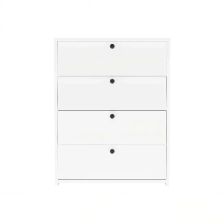Mobile scarpiera 66x36h cm 4 ribaltine bianco Leaf