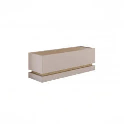 Mobile TV 150x47h cm 2 ante a ribalta beige rovere Rhea