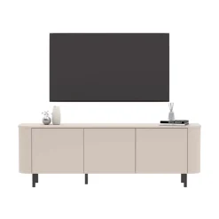 Mobile TV 180x60h cm 3 ante beige cashmere Lucrezia