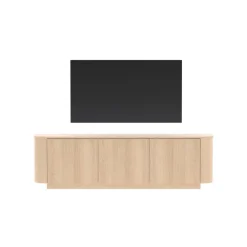 Mobile TV 180x50h cm 3 ante moderno rovere Alba