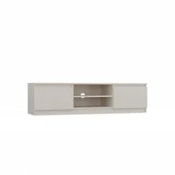 Mobile TV 140x36h cm 2 ante 2 vani a giorno beige cashmere Kitri