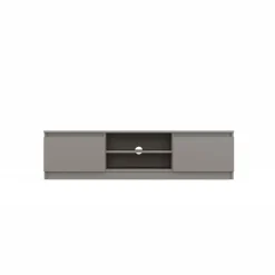 Mobile TV 140x36h cm 2 ante 2 vani a giorno tortora Kitri