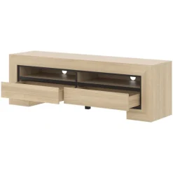 Mobile TV 160x51h cm 2 cassetti rovere Écarté