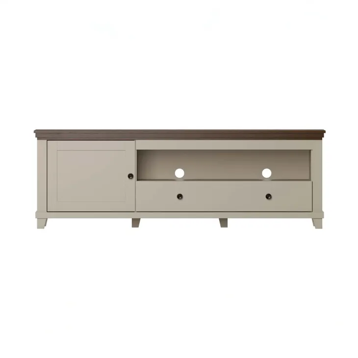 Mobile tv 181x61h cm 1 vano a giorno 1 cassetto 1 anta beige Texel