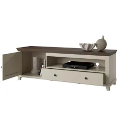 Mobile tv 181x61h cm 1 vano a giorno 1 cassetto 1 anta beige Texel