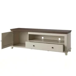 Mobile tv 181x61h cm 1 vano a giorno 1 cassetto 1 anta beige Texel