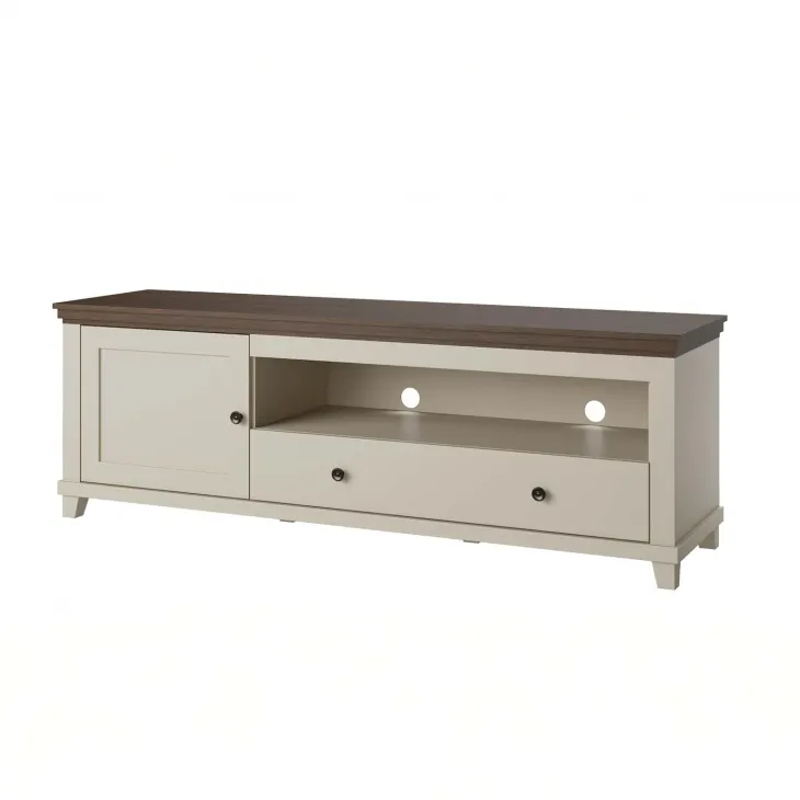 Mobile tv 181x61h cm 1 vano a giorno 1 cassetto 1 anta beige Texel