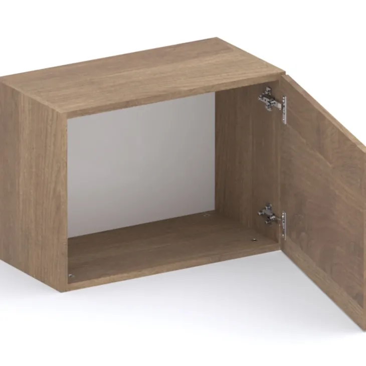 Modulo da terra 55x40 cm con anta reversibile rovere scuro Sunset
