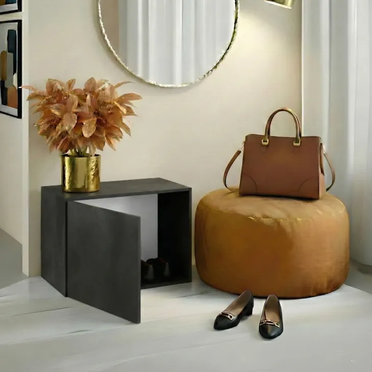 Modulo da terra 55x40 cm con anta reversibile ossido nero Sunset