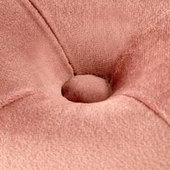 Panca moderna 100x45cm in tessuto rosa oro Napoleon