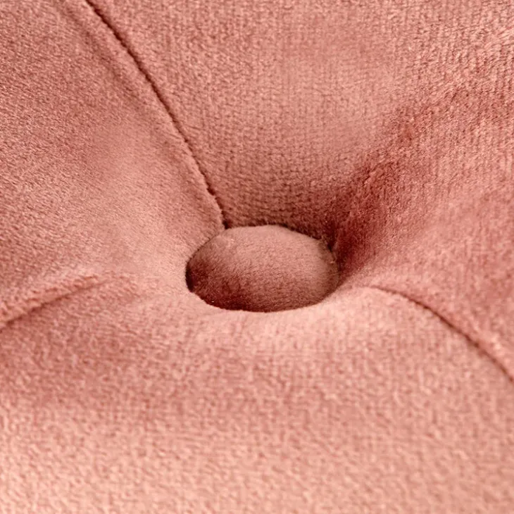 Panca moderna 100x45cm in tessuto rosa oro Napoleon