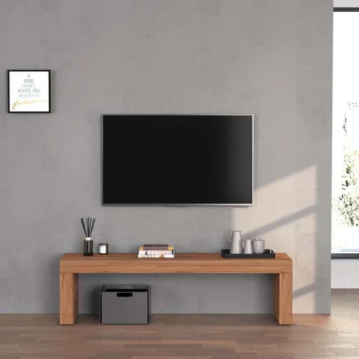 Panca porta tv 180x51h cm rovere Block