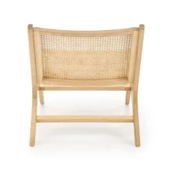 Panca relax moderna in rattan naturale Salvin