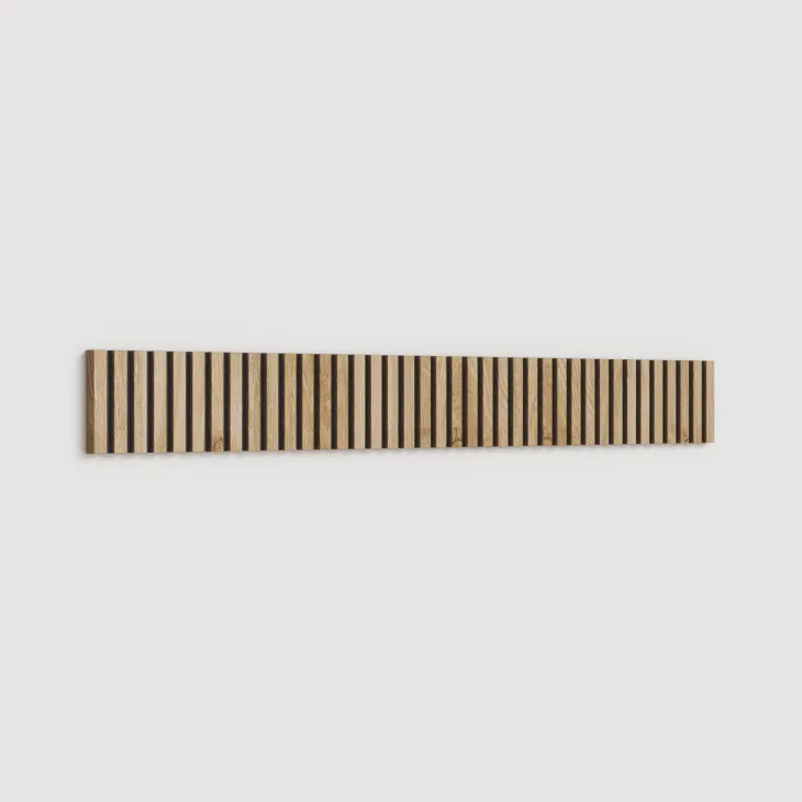 Pannello cannettato a muro 138x15h cm rovere chiaro Sunset Decor