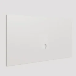 Pannello porta tv 180x100h cm bianco lucido Sunset