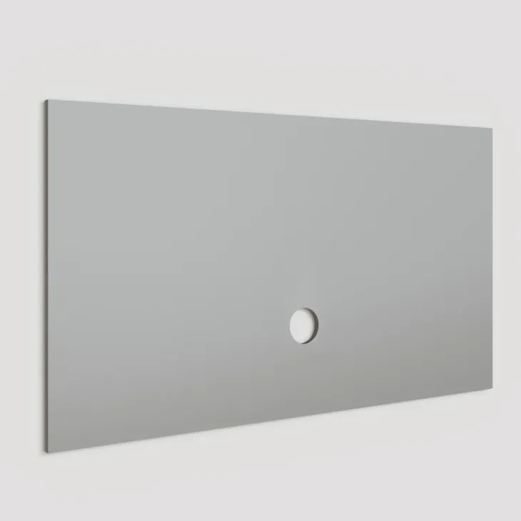Pannello porta tv 180x100h cm grigio scuro Sunset
