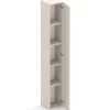 Parete attrezzata con scrivania 305x186h cm beige cashmere rovere chiaro Sunset 1029