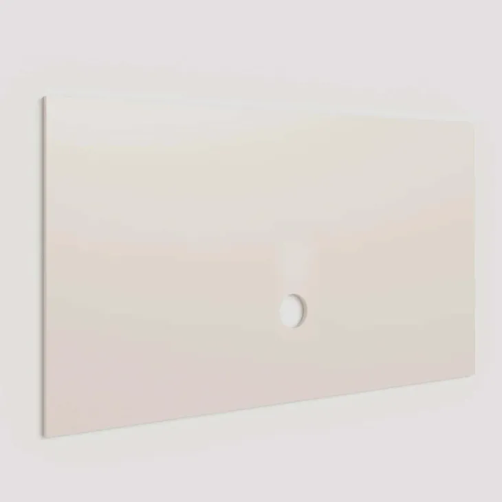 Parete attrezzata sospesa 276x190h cm beige rovere chiaro Sunset Decor 1039
