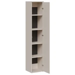 Parete attrezzata sospesa 272x200h cm moderna beige cashmere Bellagio 1