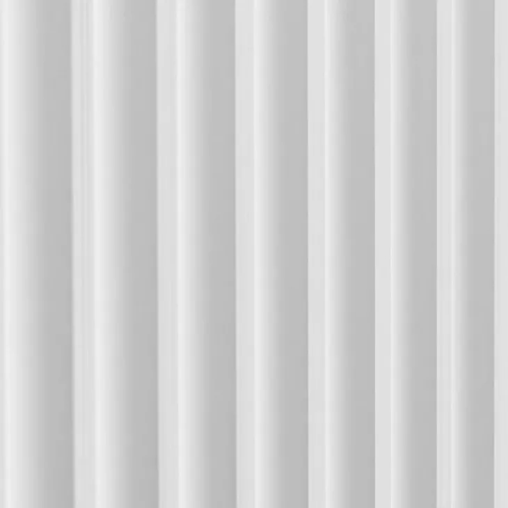 Parete attrezzata sospesa 260x150h cm con colonne bianco cannettato effetto marmo Ilaria