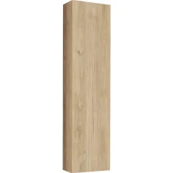 Parete attrezzata sospesa 260x170h cm con biocamino rovere Ignis 5 Gihome®