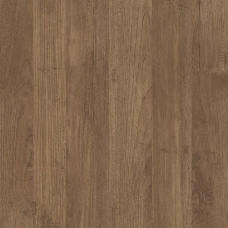 Parete attrezzata 261x186h cm con pannello cannettato effetto travertino beige rovere scuro Sunset Decor 1049
