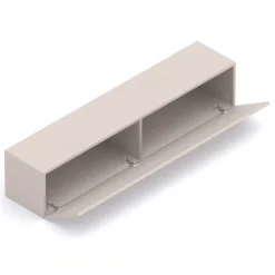 Parete attrezzata 330x186h cm marrone bronzo beige Sunset 1047