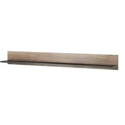 Parete attrezzata 325x206h cm noce rovere grigio Paloma 2