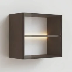 Parete attrezzata 276x200h cm ossido rovere chiaro Sunset 1027