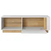 Parete attrezzata 270x194h cm soggiorno bianco opaco e lucido Noa Gihome®