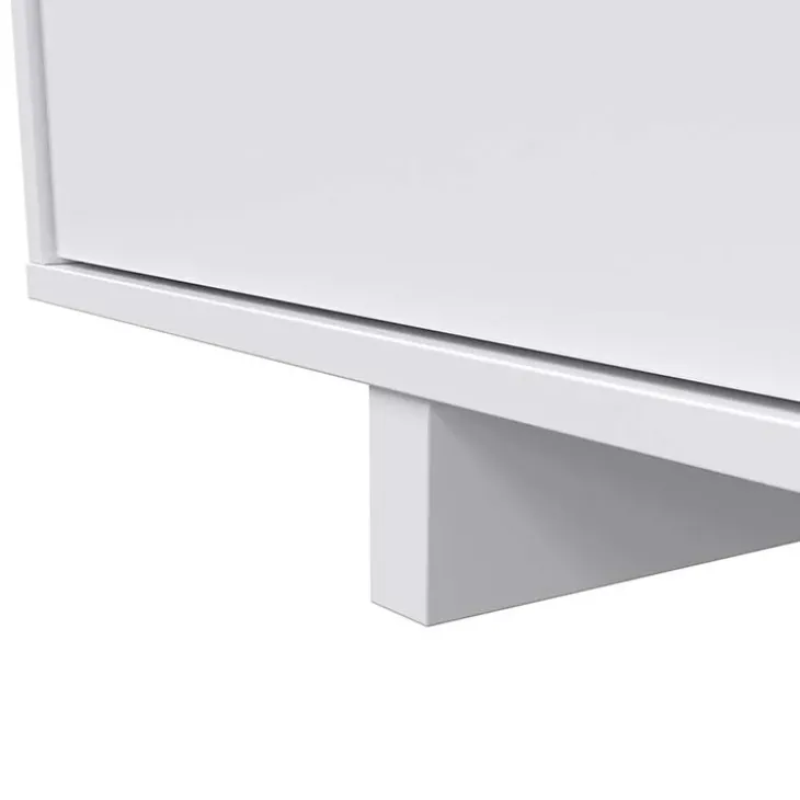 Parete attrezzata 200x145h cm soggiorno bianco antracite Belle