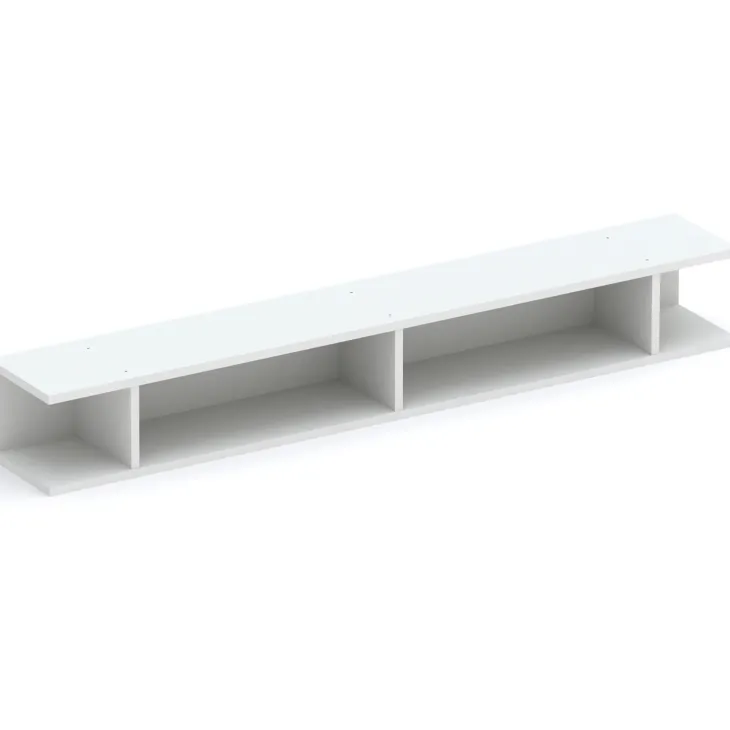 Parete attrezzata 246x186h cm soggiorno grigio chiaro Sunset 1000