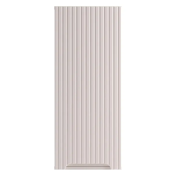 Pensile bagno lavanderia 35x85h cm cannettato 1 anta beige Cleany