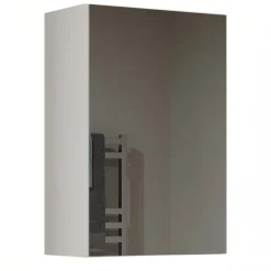 Pensile bagno sospeso 40x60h cm 1 anta con specchio bianco Motty