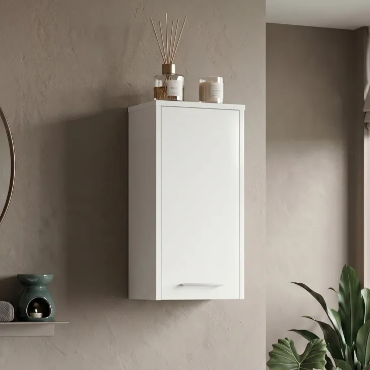 Pensile bagno sospeso 30x60h cm 1 anta bianco Woters