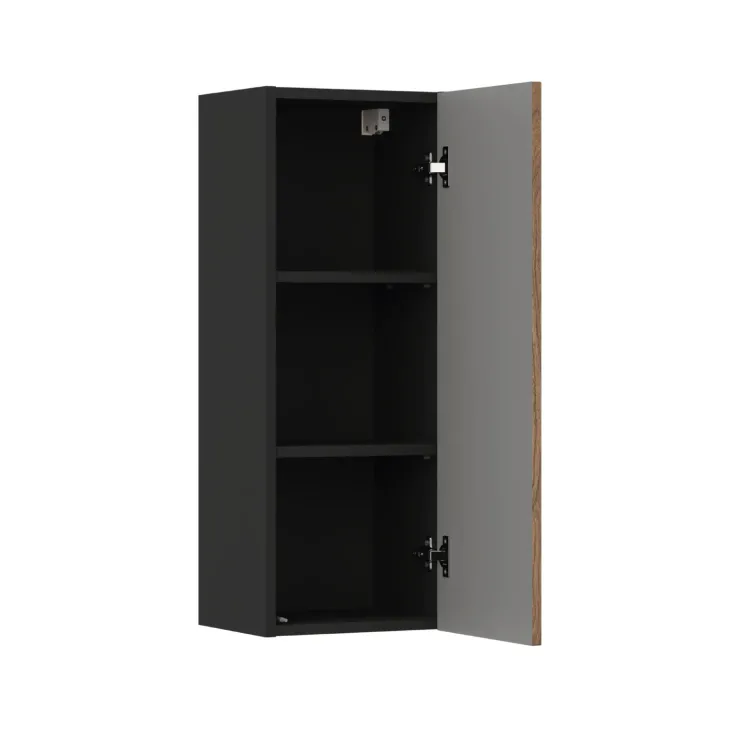 Pensile bagno sospeso 30x80h cm 1 anta noce Walnuts