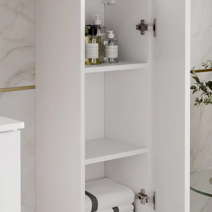 Pensile bagno sospeso 30x80h cm 1 anta bianco Speranza