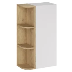 Pensile bagno sospeso 45x80h cm 1 anta bianco rovere Speranza