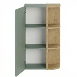 Pensile bagno sospeso 45x80h cm 1 anta verde salvia rovere Speranza
