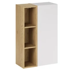 Pensile bagno sospeso 50x80h cm 1 anta bianco rovere Speranza