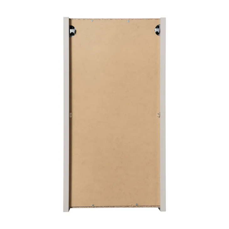 Pensile bagno sospeso 30x57h cm cannettato 1 anta beige Cleany