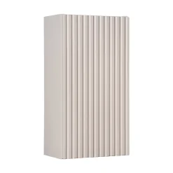 Pensile bagno sospeso 30x57h cm cannettato 1 anta beige Cleany