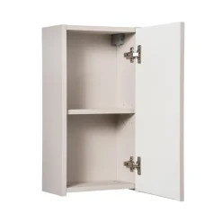 Pensile bagno sospeso 30x57h cm cannettato 1 anta beige Cleany